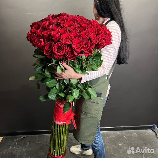 Розы Гиганты 1,5 м Цветы Доставка Новороссийск