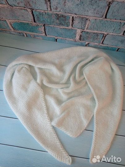 Бактус+шапочка бини. Пух норки. Ручная работа