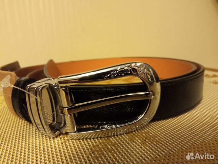 Ремень 107 см. новый, лаз. напыление