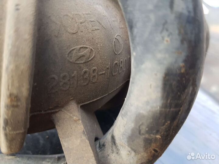 Патрубок воздушного фильтра Хундай Гетц