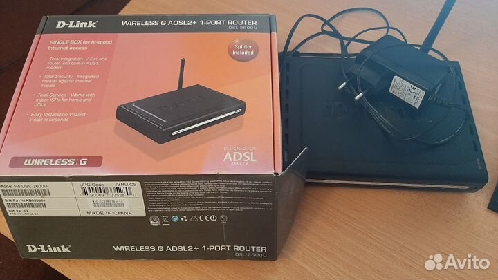 Роутер adsl D-Link DSL-2600U