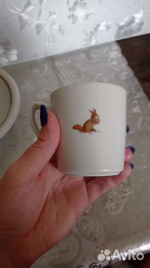 Набор детской посуды СССР