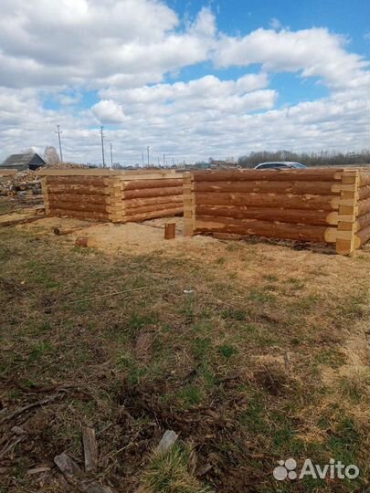 Срубы бань и домов