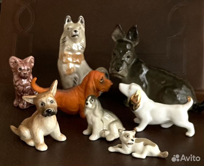Статуэтки фарфоровые. Анималистика