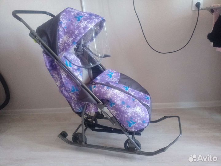 Детские санки коляска бу