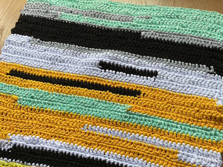 Коврик, половик вязаный