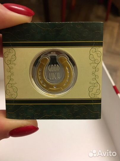 Монета коллекционная Сбербанк good luck