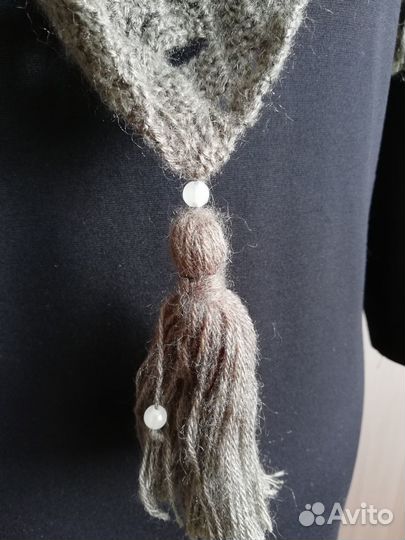 Бактус вязаный (шаль/косынка/шарф)