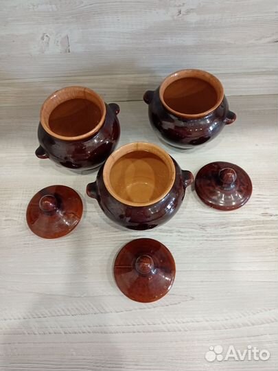 Горшок для запекания 3 шт