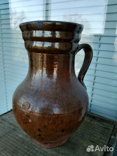 Старая тарелка, кувшин,молочник, кринка, горшок