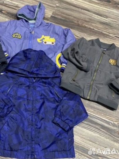 Парка1,куртки3,рубашки3 рост 92