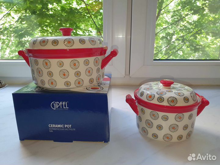 Новые керамические кастрюли Gipfel