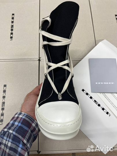 Rick Owens Hexa High-Top Zipped