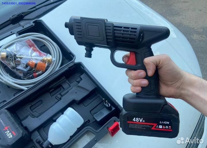 Аккумуляторная мини мойка с двумя АКБ 48V (Арт.285