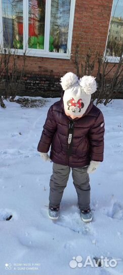 Зимний костюм для девочки