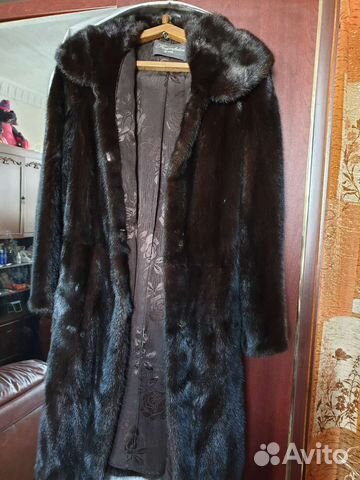 Шуба норковая с капюшоном 44 46