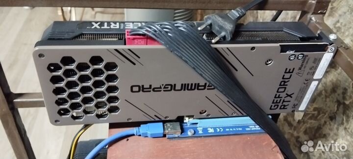 Видео карта MSI geforce 3060ti geming x 8gb