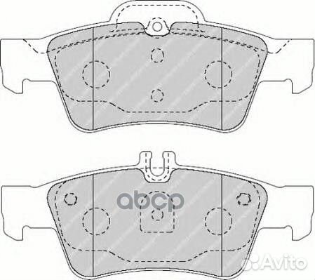 Колодки тормозные, задние FDB1526 Ferodo