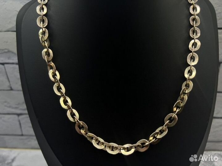 Золотая цепь 375 пробы массой 49.8 грамм (58см)