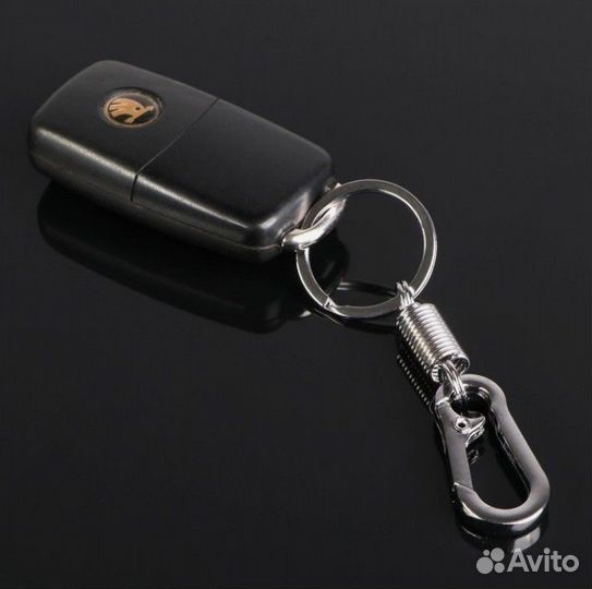 Брелок для ключей Cartage, зажим, серебро