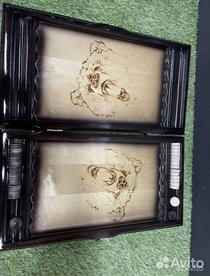 Нарды резные «Охота»