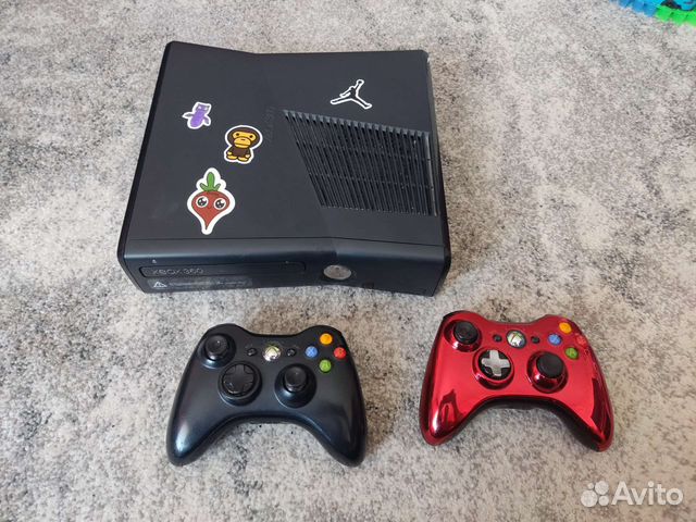 Прошитый Xbox 360 250Gb+2 джоя+куча игр