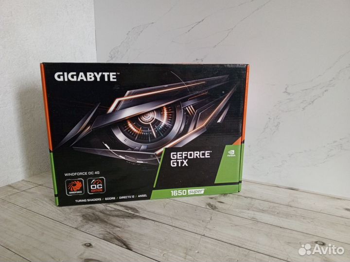 Видеокарта GTX 1650 super 4gb Gigabyte