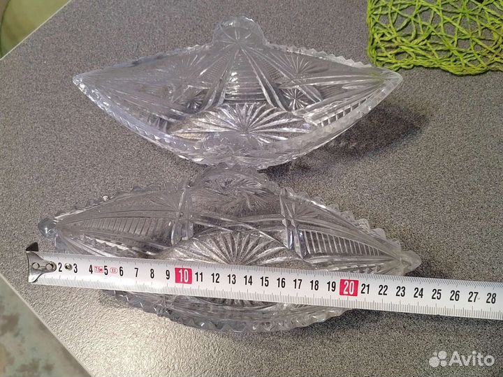 Хрусталь салатники, вазочки, розетки