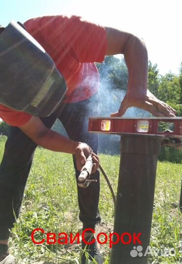 Винтовые сваи под ключ