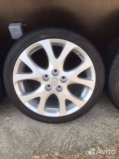 Колеса Mazda R-18, 5x114,3 на лете