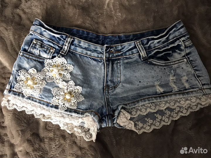 Шорты джинсовые
