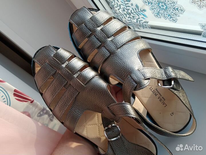 Сандалии, натур, 44, 28.5 по стельке