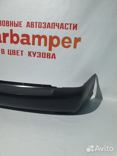 Задний бампер на hyundai accent черный