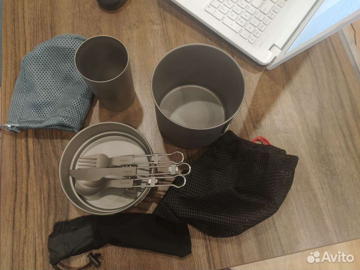 Котелок титановый набор альпиниста