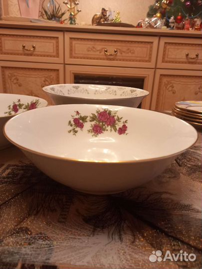 Набор салатников.Китайский фарфор 1975г