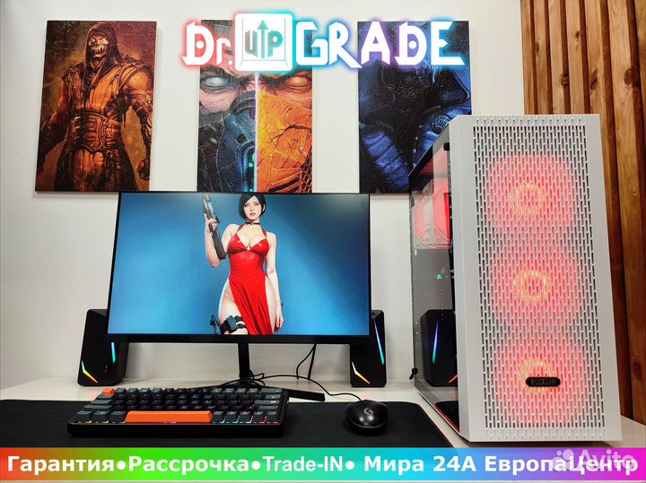 Новый стильный Пк Core i5-12400f RTX 3060 12Gb