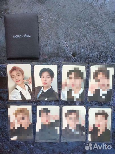 Карты Stray kids x nacific skz in black