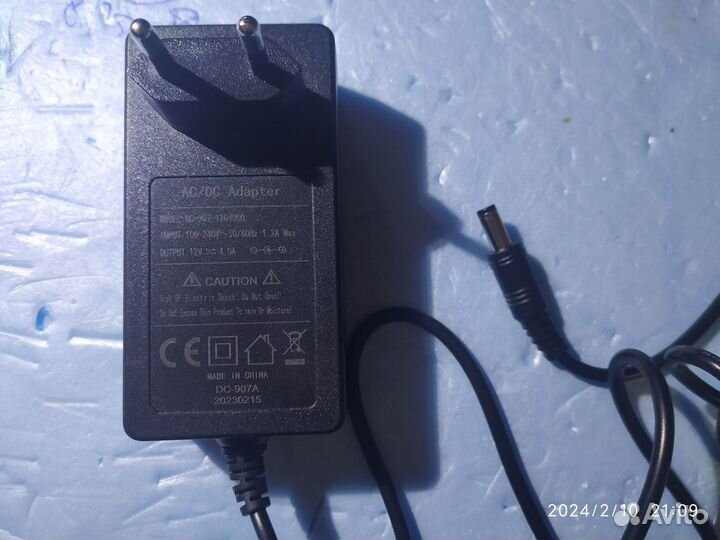 Блок питания 12В 4А mucai