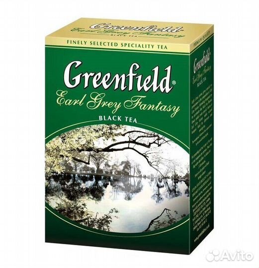 Чай Greenfield Earl Grey Fantasy Чёрный 100г (опт)