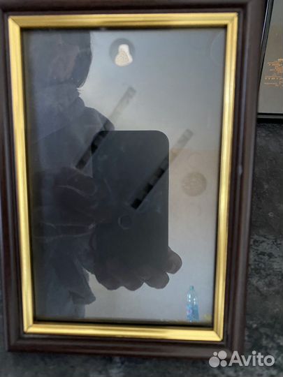 Рамка для фото металл, дерево икеа