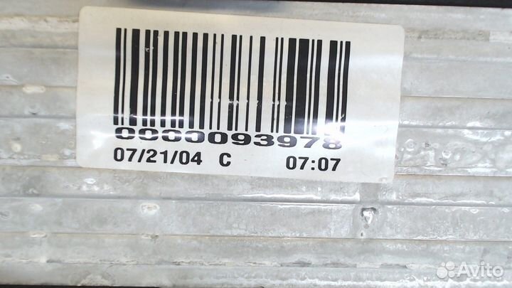 Радиатор кондиционера салона Nissan Titan, 2004