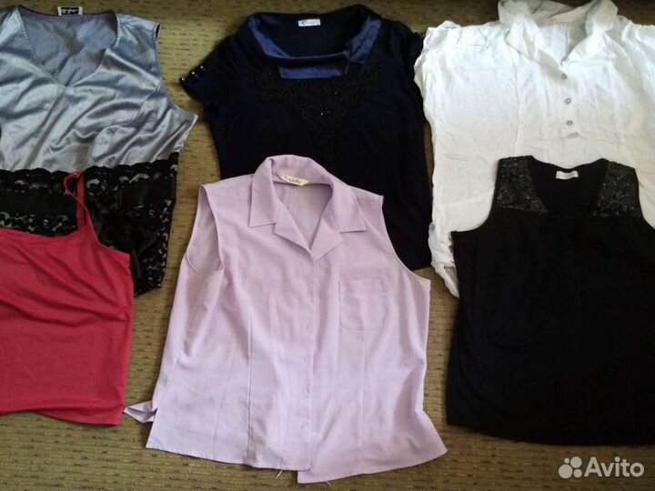 Женские вещи пакетом 50 52 54(40вещей)