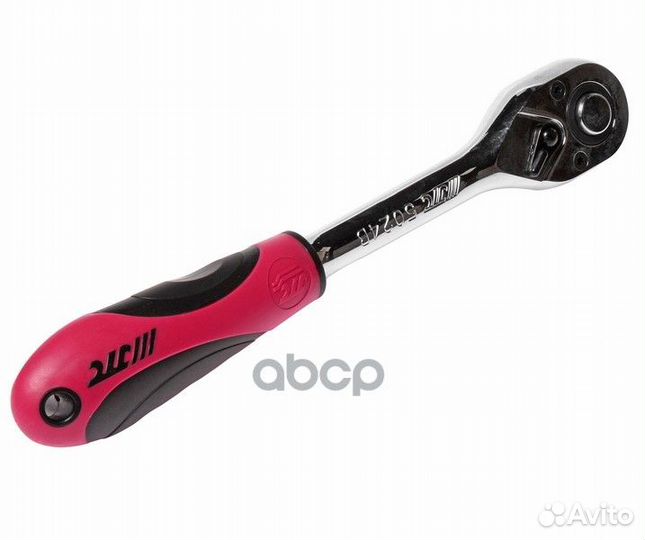 Трещотка 1/2 72-зубцовая с резиновой рукояткой