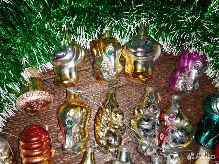 Елочные игрушки советские СССР
