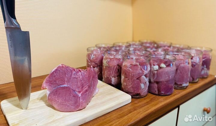 Домашняя свиная тушенка