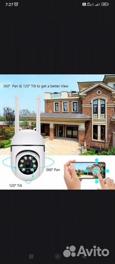Камера видеонаблюдения wifi уличная домашняя