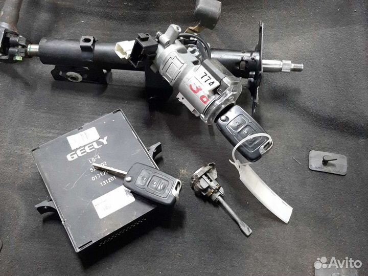 Комплект ключей с замками для geely gc6