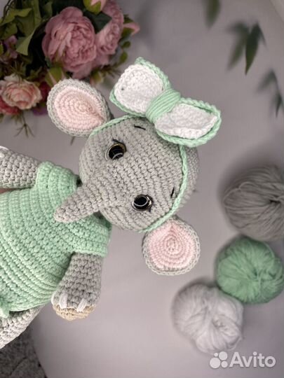 Вязаные игрушки ручной работы