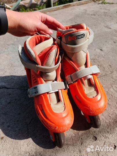 Роликовые коньки детские раздвижные