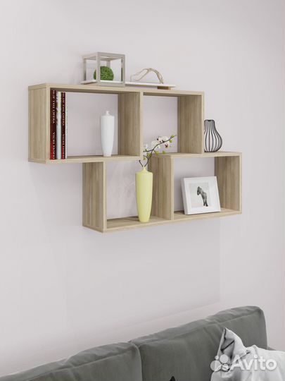 Полка навесная 2 мф 1+1